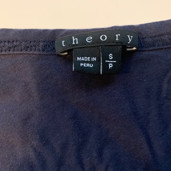 Theory Long Sleeve V-Neck Tee - Picture 3 of 7